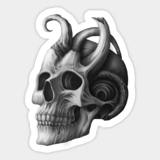 resident Evil, art skull Sticker